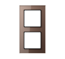 JUNG A creation Стекло Мокка Рамка 2-ая