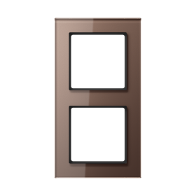 JUNG A creation Стекло Мокка Рамка 2-ая