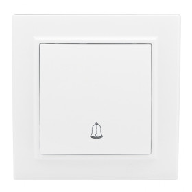 EKF Basic Минск Белый Кнопка звонка, 10А, ОП.