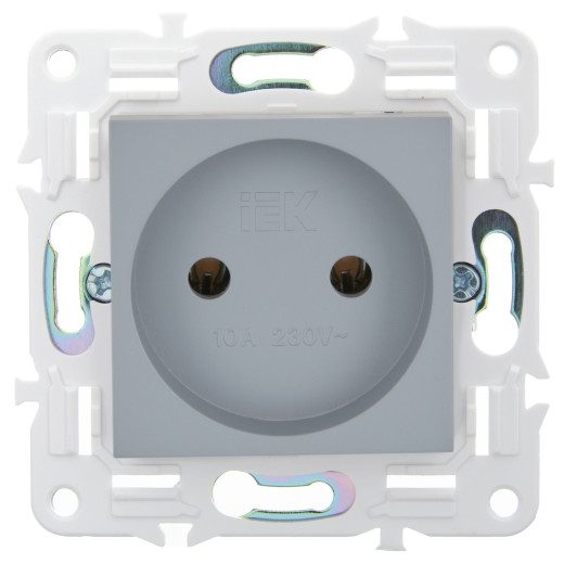 SKANDY Роз. без з/к/ш 10А SK-R02Gr сер. IEK