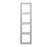 JUNG LS 990 Светло-серая Рамка 4-ая