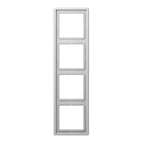 JUNG LS 990 Светло-серая Рамка 4-ая