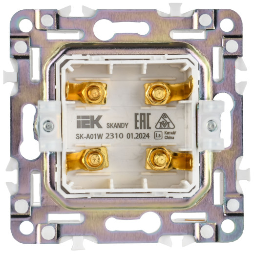 SKANDY Аудиорозетка 4-мест. SK-A01W арк. бел. IEK