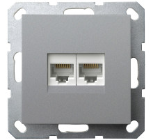 Jasmart G Алюминий Розетка RJ45 2-ая