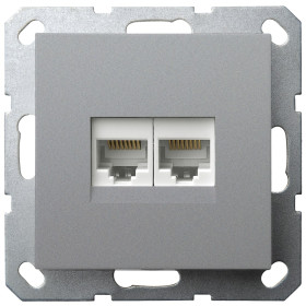 Jasmart G Алюминий Розетка RJ45 2-ая