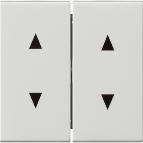 Gira S-55 Бел глянц Клавиша 2-я для жалюзи со стрелками