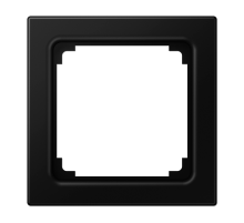JUNG LS 990 Черный матовый Рамка промежуточная для монтажа устройств 50х50