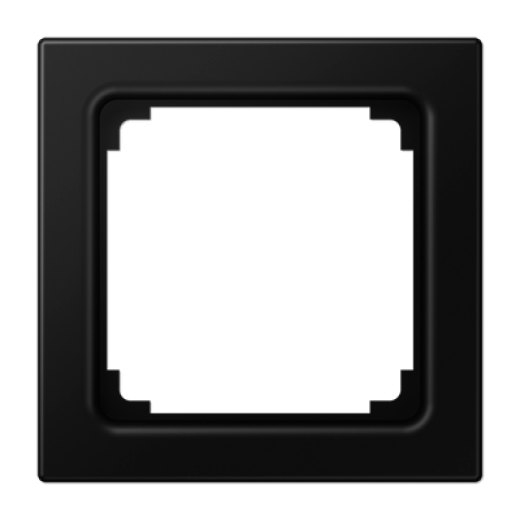 Рамка промежуточная для монтажа устройств 50х50, термопласт, черный матовый