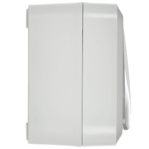 TORS Розетка 2-ая с з/к кр. гориз. 16А IP55 TS322 белый IEK