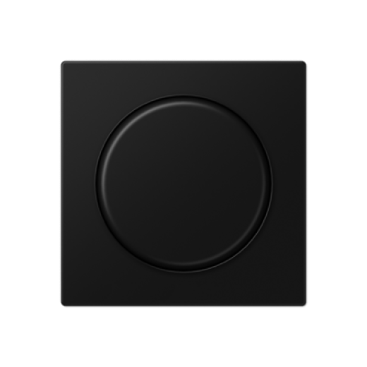 Накладка на роторные диммеры, термопласт, черный матовый