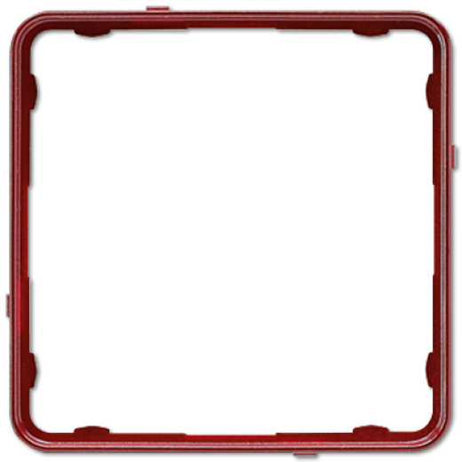 Внутренняя цветная рамка, красный металлик