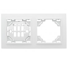EKF Basic Минск Белый Рамка 2-ая горизонтальная.