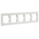 BRITE Рамка 5-мест. РУ-5-БрБ бел. IEK