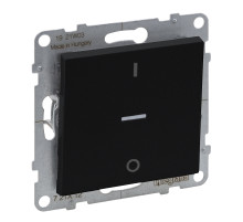 Legrand/Daccord SUNO Антрацит Выключатель двухполюсный 16АХ 250В с индикацией. Винтовые зажимы.