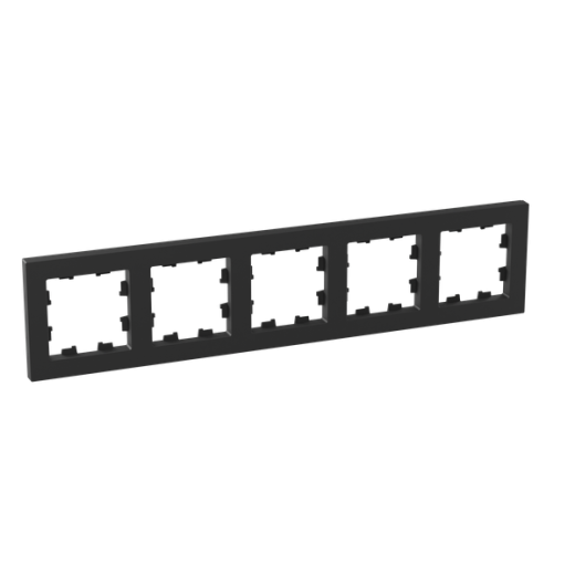 5 - местная рамка, чёрная, пластик Эпика EKF