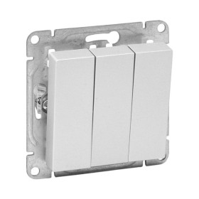 EKF Эпика Механизм выключателя, трёхклавишный, алюминий.