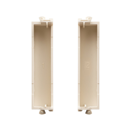 Комплект модульных заглушек, Avanti, ванильная дымка, 0,5 модуля 2 штуки