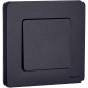 Переключатель одноклавишный - Legrand/Daccord Inspiria - 10АХ 250В безвинтовые зажимы - антрацит
