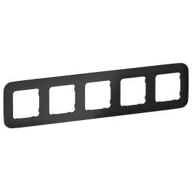 FLITE Рамка 5-мест. РУ-5-А-ФлЧ чер. IEK