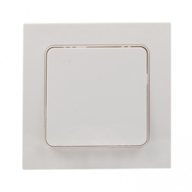 EKF PROxima Стокгольм Белый Выключатель 1-кл, 10А.