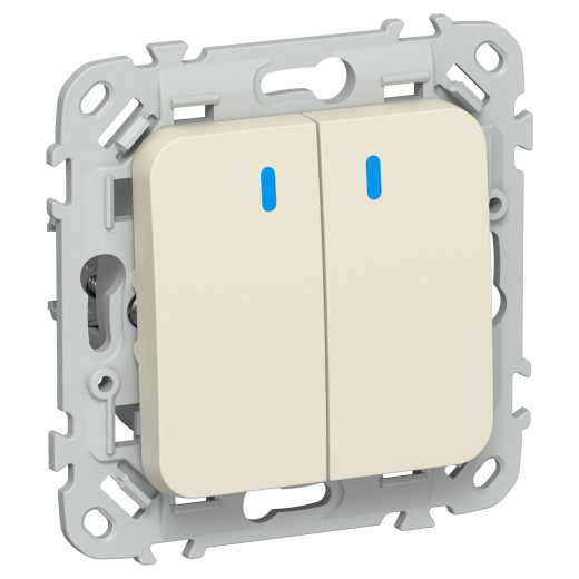 FLITE Выключ. 2-кл. с инд. 10А ВС12-1-1-ФлСл сл IEK