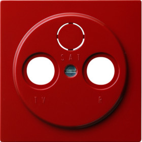 Gira S-Color Красный Накладка TV-FM-(SAT) розетки
