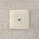 Компьютерная розетка RJ-45 без шторки в стену, кат.5е одинарная, Avanti, ванильная дымка