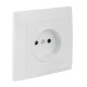 Валенсия розетка 1-местная б/з 10А белая с защ. штор. EKF PROxima