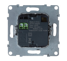 Legrand/Daccord SUNO Алюминий Зарядное устройство USB 2 выхода Тип А - Тип С.