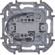 Выключатель одноклавишный с подсветкой/индикацией - Legrand/Daccord Inspiria - 10АХ 250В безвинтовые зажимы - алюминий