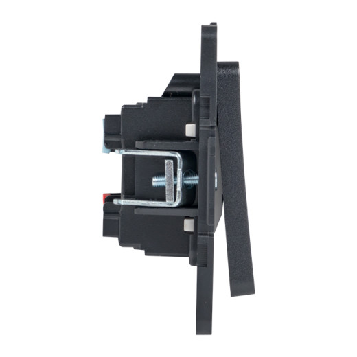 Стокгольм Механизм Выключателя 2-кл. проходного 10А автоматические клеммы черный EKF PROxima