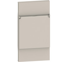 BT Living now Песочный Лицевая панель с крышкой для розеток 2К+З немецкого стандарта 2 мод.