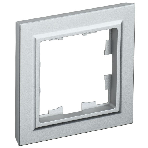 BRITE Рамка 1-мест. РУ-1-БрА алюм. IEK
