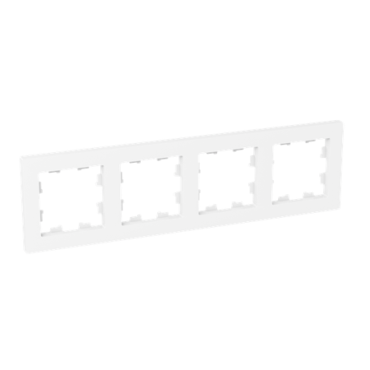 4 - местная рамка, белая, пластик Эпика EKF