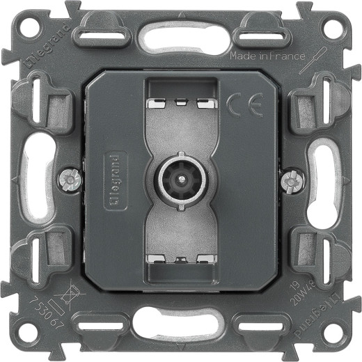 Valena IN'MATIC.Розетка ТВ проходная 1,5дБ/14дБ 0-2400 МГц.