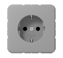 JUNG CD 500/CD plus Серая Розетка 16A 250V безвинт. зажим