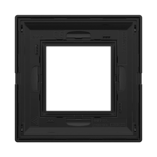 Рамка из металла 1 пост (2 мод.), Avanti, черная