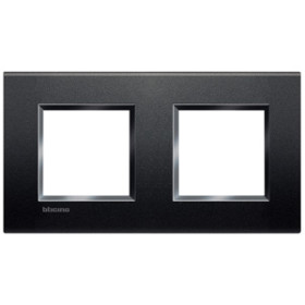 BT LL Антрацит Рамка прямоугольная, 2+2 мод.