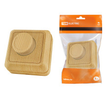 TDM Светорегулятор поворотный RL 600Вт IP20 сосна 