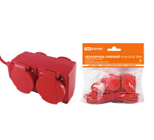 TDM Удлинитель силовой Уз16-02/02 (с крышками IP44, 4 места/20м КГ 3х1,5)