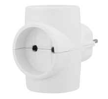 REXANT Тройник электрический без заземления 220В, 6A-10A.