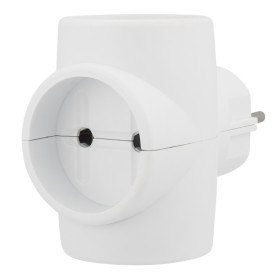 REXANT Тройник электрический без заземления 220В, 6A-10A.