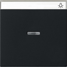 Gira Одинарная клавиша с полем для надписи и подсветкой