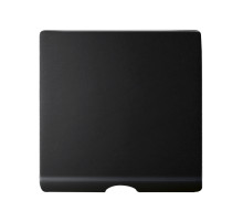 Simon S82 Concept Матовый черный, Накладка для шнурового выключателя и вывода кабеля