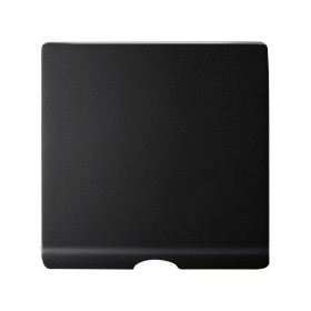 Simon S82 Concept Матовый черный, Накладка для шнурового выключателя и вывода кабеля