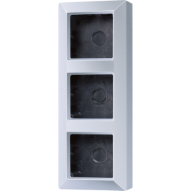 JUNG Коробка для накладного монтажа 3-кратная алюминий