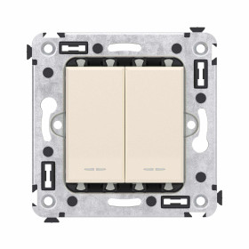 DKC Avanti Кнопка двухклавишная в стену, 