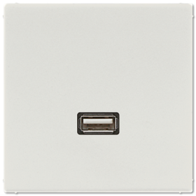 JUNG Мультимедиа разъём, светло-серый