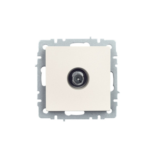 BRITE Роз. TV проходная РТВ10-0-БрЖ жемч. IEK