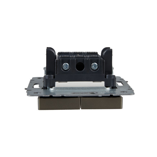 BRITE Выключ. 2-кл. с инд. 10А ВС10-2-1-БрШ шамп. IEK